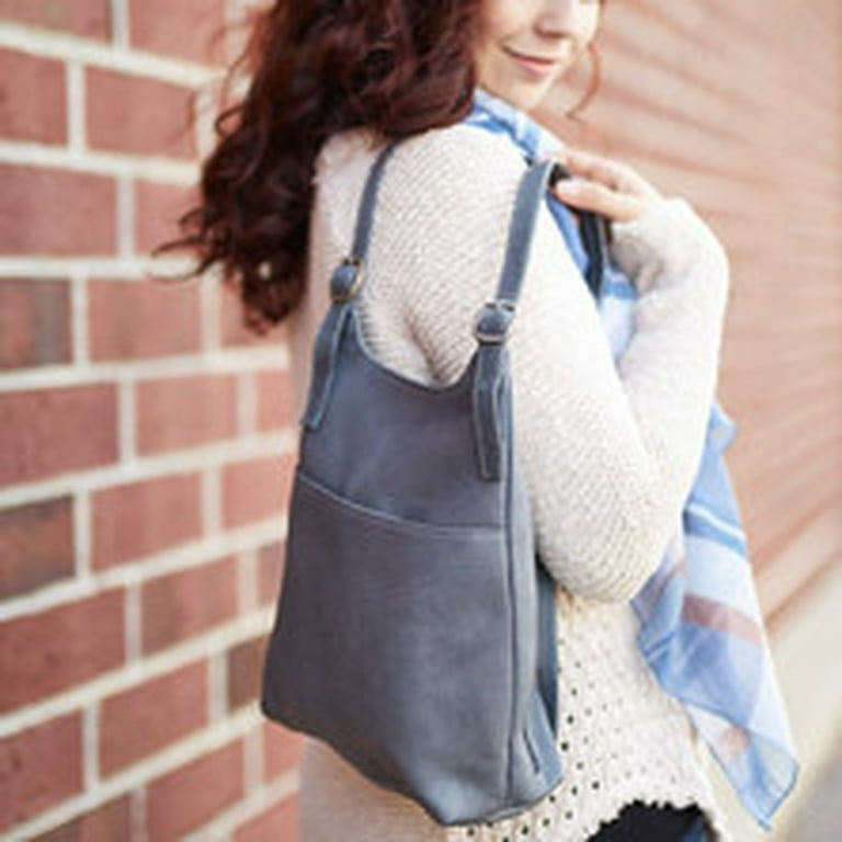 Le donne leather sales sling backpack purse