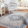 thumbnail image 3 of SAFAVIEH Blair Amyas Traditional Machine Washable Area Rug, 8' x 10', Beige/Navy, 3 of 13