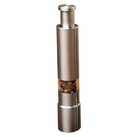

〖TOTO〗Food Storage Grinder Mill Pepper Stick Stainless Steel Thumb Push Kitchen，Dining & Bar