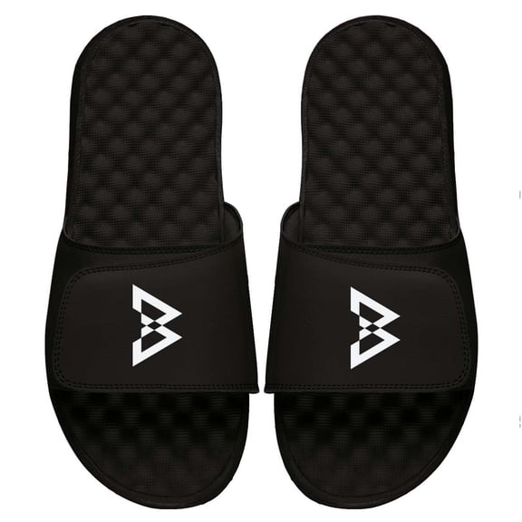 Men's ISlide Black Beast Mode Logo Slide Sandals