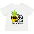 thumbnail image 3 of Inktastic Be a Pineapple in a World Full of Apples Boys or Girls Toddler T-Shirt, 3 of 5