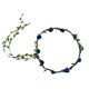 thumbnail image 1 of Corona de flores SSuperp accesorio para el pelo azul 17 cm, 1 of 4