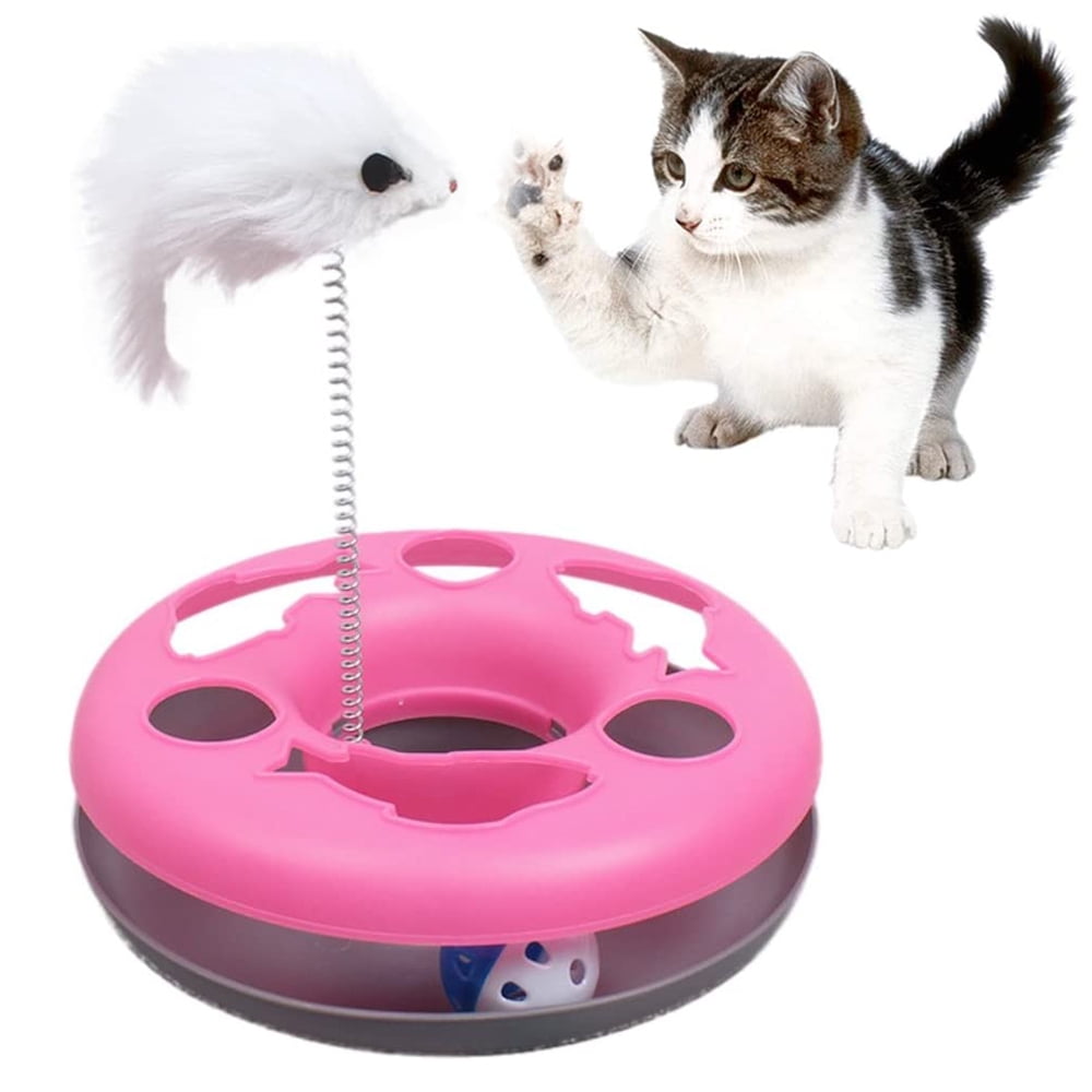 SmartyKat Roll 'N Return Mysterious Motion Rolling Candy Cat Toy