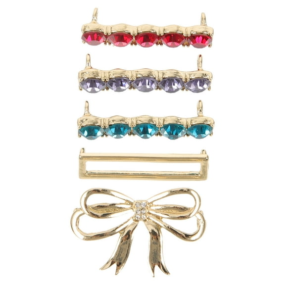 Raindrops  5 Pairs Walking Shoes Women Buckle Decorative Shoelaces Practical Decorations