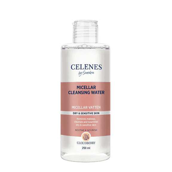 Celenes by Sweden Cloudberry Micellar Cleasing Water 250 ml / 8.5 fl oz