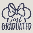 thumbnail image 2 of Juniors Minnie Mouse Just Graduated Bow Logo T Shirt, 2 of 4