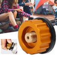 thumbnail image 4 of Camping Stove Adapter, Aluminum Alloy and Copper Auto Shut Off Easy To Use Output Cylinder Adapter  For Outdoors Camping, 4 of 8