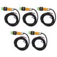 thumbnail image 4 of TICFOX 5PCS Interruptores De Proximidad Sensores De Proximidad No Integrados Interruptor De Sensor De Acercamiento Sensor De Proximidad Inductivo De Carcasa ABS NPN No Integrado 6-36VDC, 4 of 8
