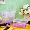 thumbnail image 4 of 6 Sets Funny Waist Ping Pong Party Game Kit, Interactive Shake Ball Toss Game with Purple Balls and Adjustable Belts, Adult Party Games for Wedding Bridal Shower Birthday and Team Building Events, 4 of 7