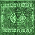 thumbnail image 1 of Ahgly Company Indoor Square Persian Emerald Green Traditional Area Rugs, 3' Square, 1 of 4