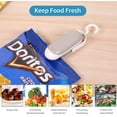 thumbnail image 5 of TuseyRxln 2PACK Mini Bag Sealer, Portable Heat Vacuum Sealers Plastic Sealer, 2 in 1 Heat Seal and Cutter Mini Food Sealer For Plastic Bags Food Storage, 5 of 6
