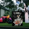 thumbnail image 6 of Halloween Gothic Skeleton Decorative Garden Flag, Spooky Black Jack O Lantern Pumpkin Skull Guitar Yard Outside Home Decorations, Spider Web Bat Holiday Outdoor Small Decor Double Sided 12x18, 6 of 6