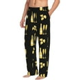thumbnail image 6 of Yiaed Gold Bottles Print Men's Lounge Pants, Loose PJ Bottoms, Long Pajama Pants for Men-X-Large, 6 of 6