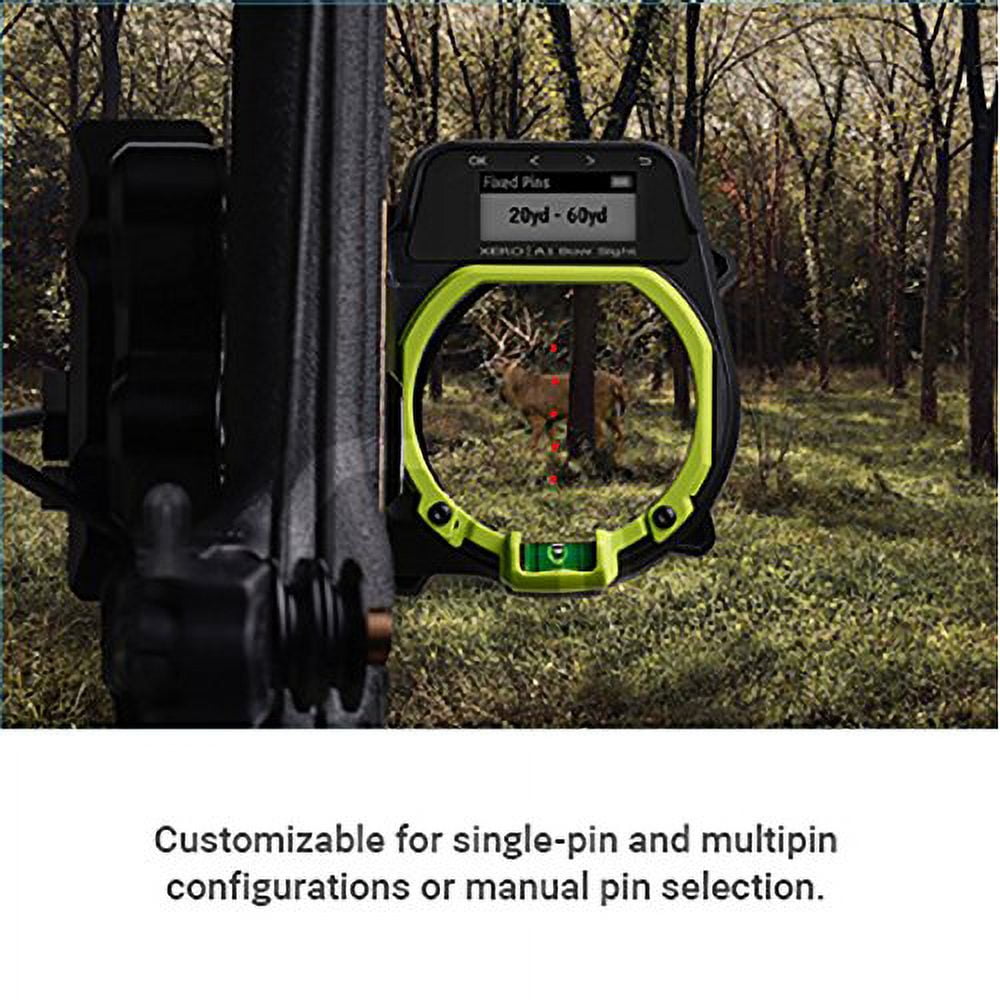 Garmin Xero A1 Bow Sight, 2" Auto-Ranging Digital Bow Sight, (Left-Handed) (753759174408)