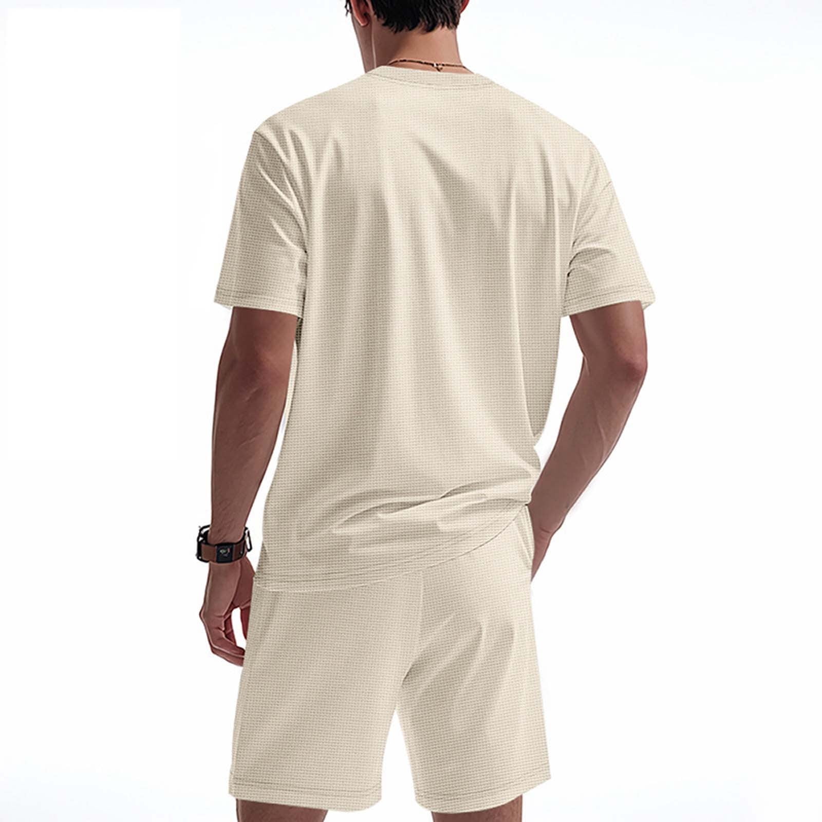 Weiqiqre Men's Short Sets Outfits 2 Piece Summer Tracksuit