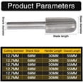thumbnail image 2 of Tige Carbure de Tungstène Fraise de Coupe Rotative Die Grinder Bit Sculpting Bit Set, 2 of 4