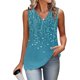 thumbnail image 5 of TaTaai Womens Printed Camisole Top Sleeveless V Neck Strap Design Tshirt Loose Fit Fashion Spring Summer Casual Wear Gift, 5 of 6