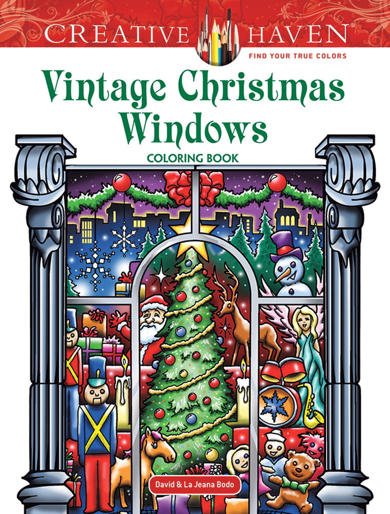 Download Dover Publications Vintage Christmas Windows Adult ...