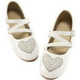 thumbnail image 6 of Ablanczoom Girls Flats for Dress: Sandals Girl Ballet Flats Wedding Party School Shoes, 6 of 6