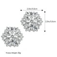 thumbnail image 3 of MasteelfCA 1 Pair Rhinestone Flower Lady Shoes Clips High Heel Bride Shiny Shoe Buckles, 3 of 7