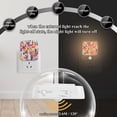 thumbnail image 4 of Yayeee LED Night Lights with Motion Detectors Auto Dusk to Dawn Light Sensors, 2 Pack, Art Buildings, 4 of 7