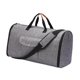 thumbnail image 1 of Bolso de lona, ​​bolso de viaje para traje, bolso de mano para ropa, bolso de hombro ligero para hombres, bolso de viaje de gran capacidad resistente Gris, 1 of 10