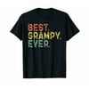 SFNEEWHO Best Grampy Ever Grandfather Gift Vintage Retro T-Shirt