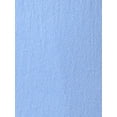 thumbnail image 5 of DARING DIVA Women's Plus Crew Neck Cotton Linen Blouse 4X Sky Blue, 5 of 6