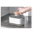 thumbnail image 5 of 1 Uds. Dispensador de jabón para platos blanco para cocina, dispensador de jabón Premium 2 en 1 y soporte para esponja, dispensador con bomba de jabón, 5 of 5