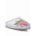 thumbnail image 6 of London Rag Shara Floral Embroidered Womens Mesh Mules, 6 of 10