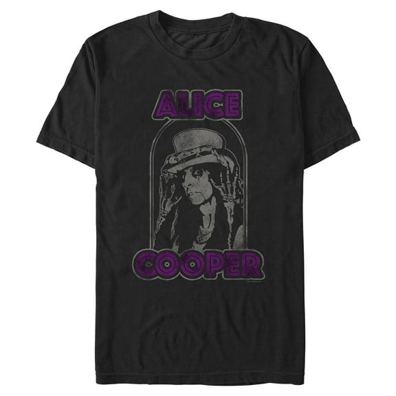 Mens Alice Cooper Retro Portrait T Shirt