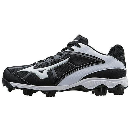 Mizuno 9-Spike Advanced Finch Franchise 6 Molded Fastpitch Softball Cleat - Black/White