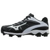 Mizuno 9-Spike Advanced Finch Franchise 6 Molded Fastpitch Softball Cleat - Black/White 11