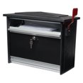 thumbnail image 2 of Gibraltar Mailboxes Mailsafe Medium Heavy Duty Locking Wall Mount Mailbox, Black, 2 of 4