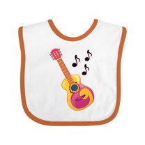 Inktastic Guitar Music Retro Musician Boys or Girls Baby Bib