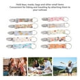 thumbnail image 4 of Elastic Hat Clip for Travel, 10pcs Hat Holder Clamp Colorful Pattern Multifunctional Knitting Hat Clip Bag Accessory for Traveling Bags, Backpacks, Purses, 4 of 9