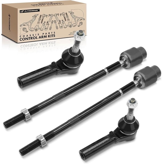 A-Premium 4Pcs Inner and Outer Tie Rod End Kit Compatible with Chevrolet Impala 2000-2013 Monte Carlo 2000-2007 Buick LaCrosse Regal Allure Century Oldsmobile Intrigue Pontiac Grand Prix