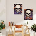 thumbnail image 5 of 1set 4 Pieces Cute Tapestries Mushroom Skull Small Size Aesthetic Tapestry Wall Hanging Vintage Aesthetic Home Decoration for Bedroom Living Room Study Workroom Band Club Society(15" x 20"), 5 of 7