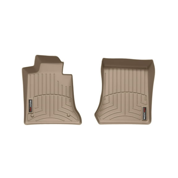 WeatherTech Custom Fit FloorLiners compatible with 2010-2012 Mercedes GLK-Class - 1st Row (Driver & Passenger), Tan