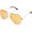 Silver, variant on Eyebogo Night Driving Yellow Unisex Aviator Sunglasses, Gold