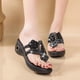 thumbnail image 2 of Amzcrzy Zapatos de mujer,Zapatos de mujer,Zapatillas de mujer, Sandalias de playa para mujer, de suela gruesa, informales, antideslizantes, de verano Sandalias Mujer Zapatillas De Casa, 2 of 5