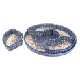 thumbnail image 2 of Blue Rose Polish Pottery Garden Bouquet Tray with 4 Plates, 2 of 2