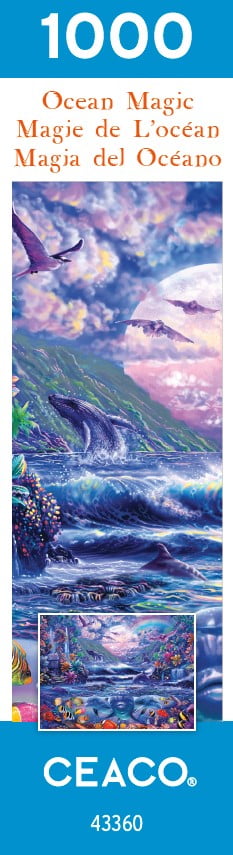 Ceaco - Ocean Magic - Dolphin Oasis - 1000 Piece Jigsaw Puzzle