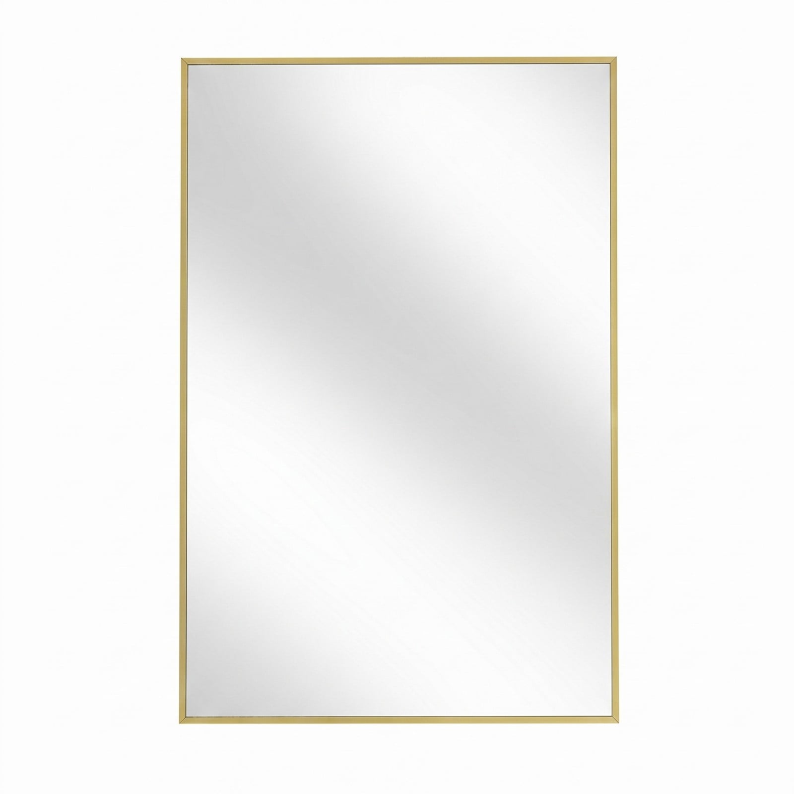 Gleamira 30"x55" Rectangular Full Length Mirror Floor Standing Mirror, Gold