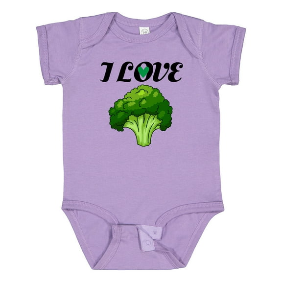 Inktastic I Love Broccoli Boys or Girls Baby Bodysuit