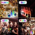 thumbnail image 5 of EONQY LED Coaster, Light Up Coaster LED Car Coasters Waterproof Acrylic Beer Cocktail Coasters for Parties Weddings Bar Christmas Home Pub, 5 of 7