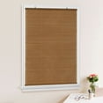 thumbnail image 2 of Achim Solstice Cordless Vinyl Light Filtering Window Roll-up Blind, 72" x 48", Woodtone Brown, 2 of 4