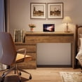 thumbnail image 6 of Tribesigns Home Office Computer Desk with 5 Drawers, 63" Executive Desk with 3-Drawer File Cabinet, 6 of 9