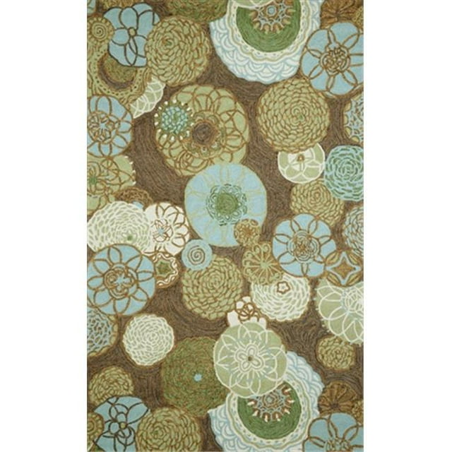 Liora Manne RVL23206419 Ravella 2064-19 Disco Driftwood 24 x 36 In. Wool Rugs