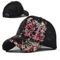 thumbnail image 2 of ASFGIMUJ New Sequined Over Ponytail Hat Sunscreen Baseball Cap For Women, 2 of 7